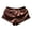 Coffee, variant on XMMSWDLA Men's Boxer Shorts Loose Large Split Side Casual Cooling Tapered Trunks Underwear