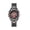 Red Magic Eye, variant on Men's Stainless Steel Link Wristwatch, Multicolor