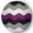 Asexual Chevron, variant on Simply Daisy 5' Round Asexual Chevron Asexual Chevron Chenille Indoor/Outdoor Rug