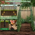 thumbnail image 5 of Patiojoy Garden Arch Trellis 7.5 FT Tall Garden Arch Plant Tunnel Trellis with Trellis Netting Tunnel Plant Support, 5 of 9