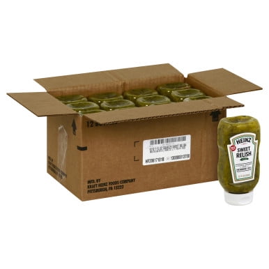 Relish Sucrée Heinz, Bouteille Compressible Tête en Bas / 375 Ml/unité, 12 Unités/caisse