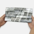 thumbnail image 5 of 12 Pcs Marble Stone Peel &amp; Stick Wall Tile for Kitchen &amp; Bathroom Backsplash - Realistic PVC, 15x30cm, Easy Apply &amp; Clean, Rental Friendly Home Decor, 5 of 17