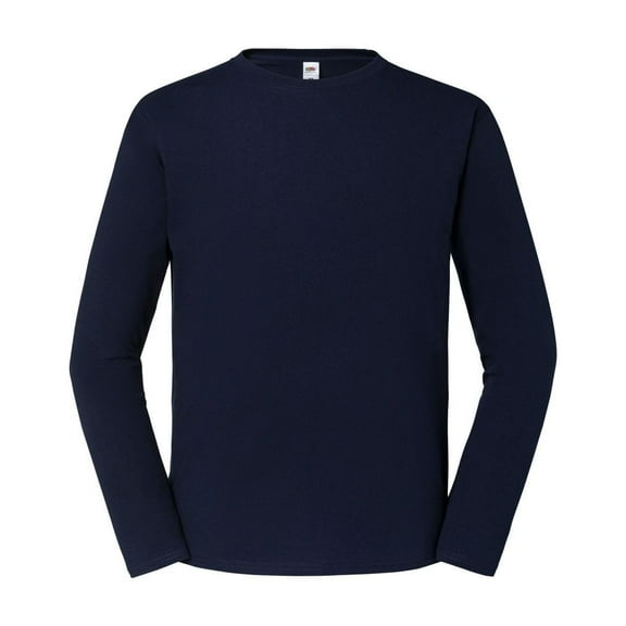 Fruit of the Loom Mens Iconic Premium Long-Sleeved T-Shirt
