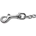 thumbnail image 1 of 1 correa de doble cabeza para mascotas, de aleación de aluminio, con doble correa de tracción, cadenas para pasear a dos perros (40 cm), 1 of 8