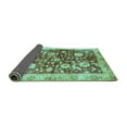 thumbnail image 2 of Ahgly Company Indoor Rectangle Oriental Turquoise Blue Traditional Area Rugs, 5' x 8', 2 of 4