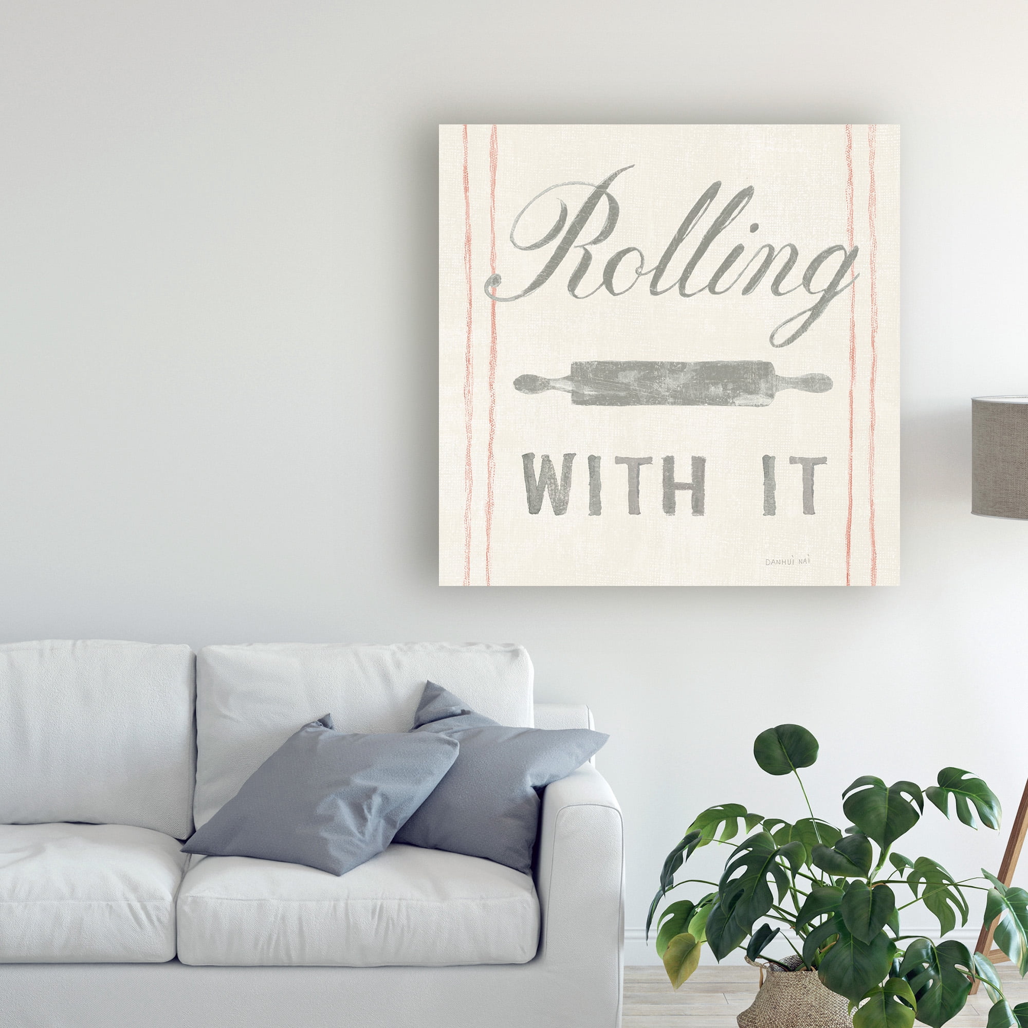 Trademark Fine Art 'Floursack Kitchen V' Canvas Art by Danhui Nai