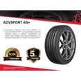 thumbnail image 2 of 1 Llanta 255/45R17 98W Yokohama Advsport As+ BSW 17' 750 kg 270 km/h, 2 of 2