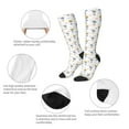 thumbnail image 3 of KLL Hot Air Balloon Print Cool Socks Men's Women's Crew Socks Funny Crazy Novelty Stockings, 3 of 6