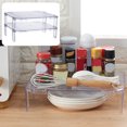 thumbnail image 4 of 2 Pcs Support de Rangement Alimentaire Portable pour Garde-Manger de Cuisine Étagères Armoire Organisateur, 4 of 11