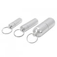 thumbnail image 3 of Portable Pill Box Keychain, Waterproof Aluminum Alloy Small Pill Box Pack Of 3  For Medicine Organizer Dispenser For Purse Or Pocket, 3 of 8