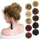 thumbnail image 1 of 1 st Messy Bun Hårförlängning Scrunchie Lockigt Vågig Messy Syntetisk Chignon för Kvinnor Updo Hårs, 1 of 5