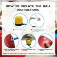 thumbnail image 3 of 75cm Yoga Ball, Exercise Ball for Fitness, Stability, Balance & Birthing, Anti Burst Professional Quality Design Balance Ball Pilates Core&Workout Bal, 3 of 5