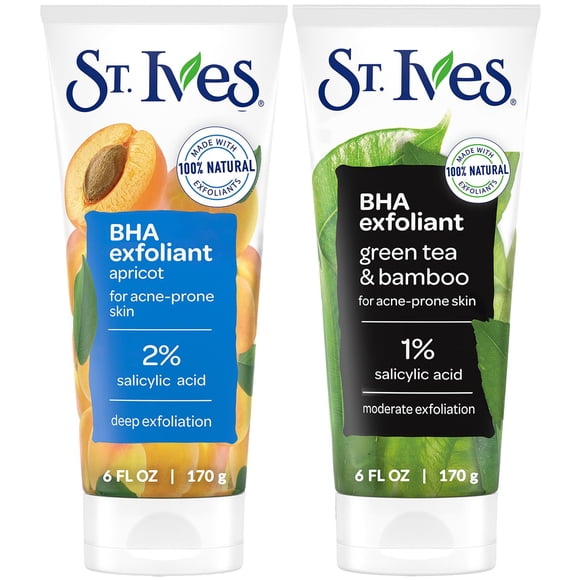 Exfoliante facial St. Ives Albaricoque y Té Verde 2 unidades 170 ml