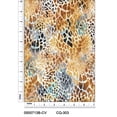 thumbnail image 2 of FREE SHIPPING!!! Girrafe Design Printed on 100% Cotton Quilting Fabric for DIY Projects by the Yard (Orange, Navy, White), 2 of 2