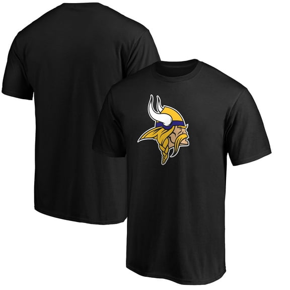 Men's Fanatics Black Minnesota Vikings Primary Logo T-Shirt