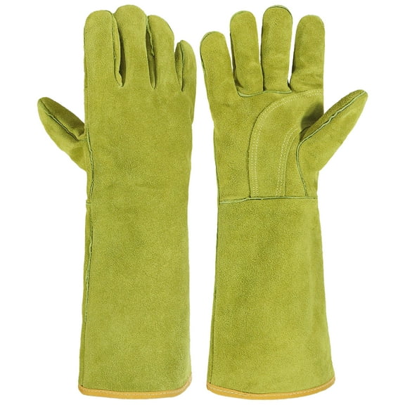 HANDLANDY Animal Handling Gloves, Bite Proof Cat Gloves, Ideal for Rose Pruning, Gardening, Falconry, Pet Grooming