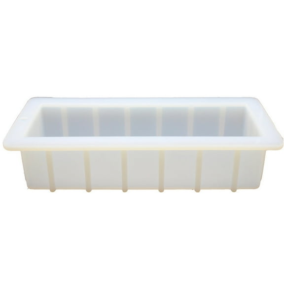 Yammee Loaf Soap Silicone Mold Dividers 1.5L Acrylic Partition Clapboard Rectangular White Mould DIY Handmade Making Tool