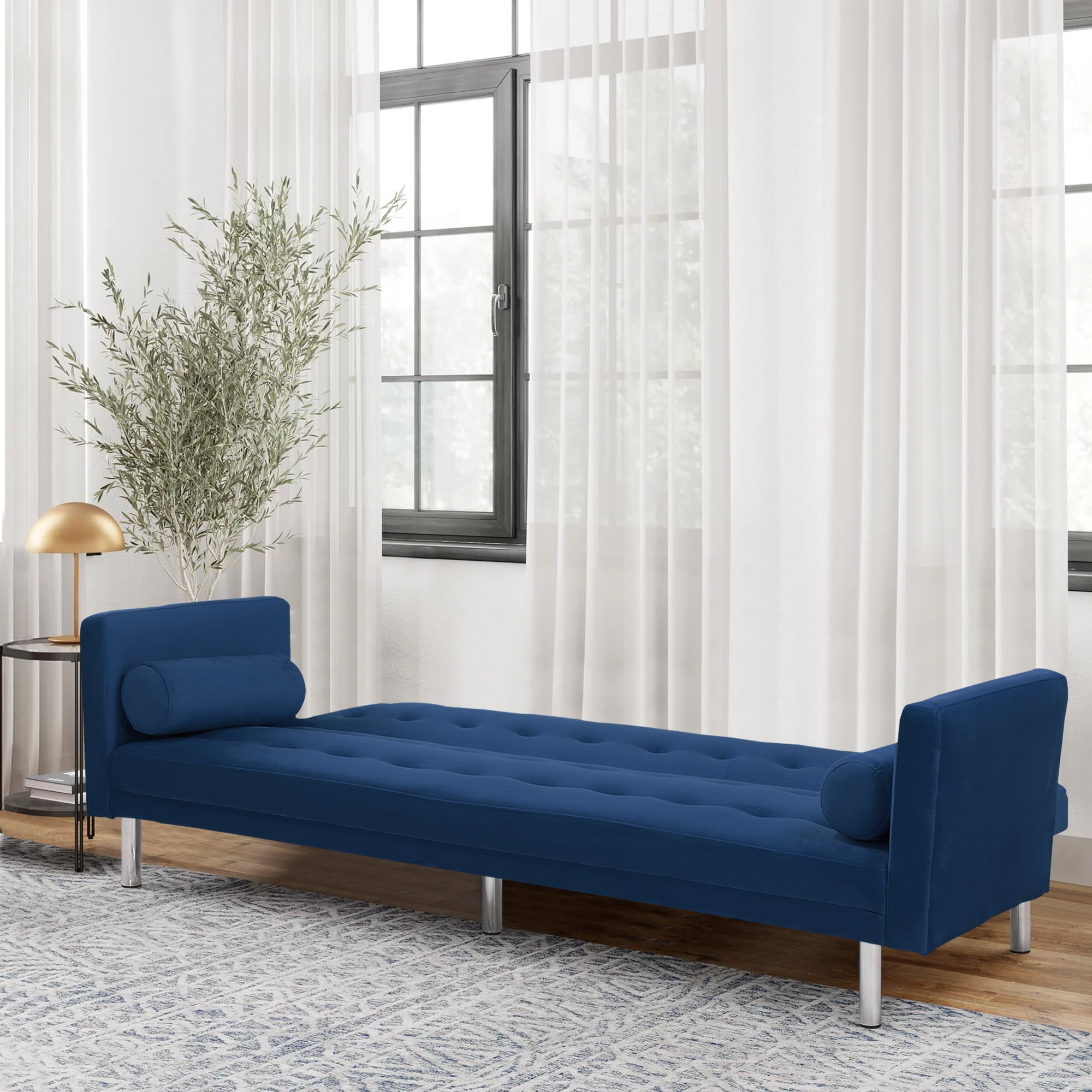 Velvet Futon Sofa Beds, 68.5