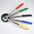 thumbnail image 3 of Visland Sauce Spoon Food Grade Rust-proof Stainless Steel Pizza Sauce Portion Control Ladle Tableware for Home, 3 of 7
