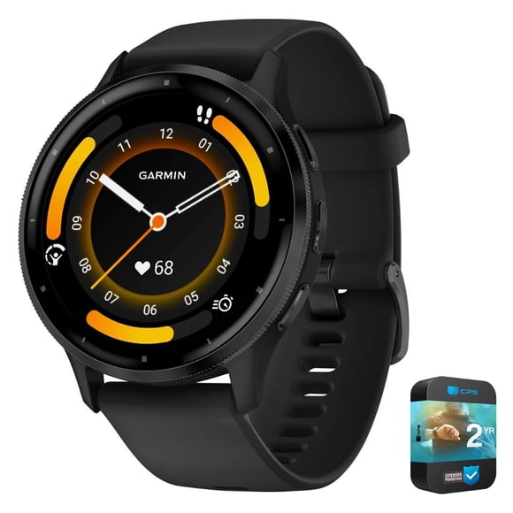 Reloj inteligente Garmin Venu 3 Health Fitness GPS con bisel de acero de 45 mm