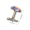 thumbnail image 2 of unbranded 1 Par De Cufflinks Para Vintage Con De Mapa Mundo En Color Para Camisas Formales, 2 of 7