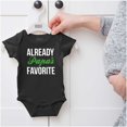 thumbnail image 5 of Already Papas Favorite Fathers Day Romper Boys or Girls Infant Baby Brisco Brands NB, 5 of 6
