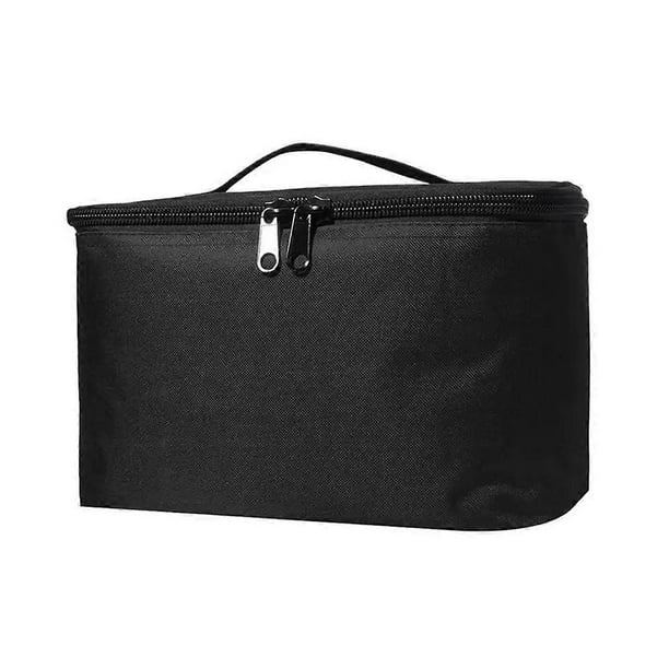 10L Large Capacity Picnic Bag, Outdoor Camping Portable Lunch Box, Car Refrigeration Waterproof Insulation Bag Black