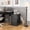 Black, variant on SteeLoong 24.8''H Metal Office Drawers Filing Cabinets,White 2 Drawer File Cabinet with Lock