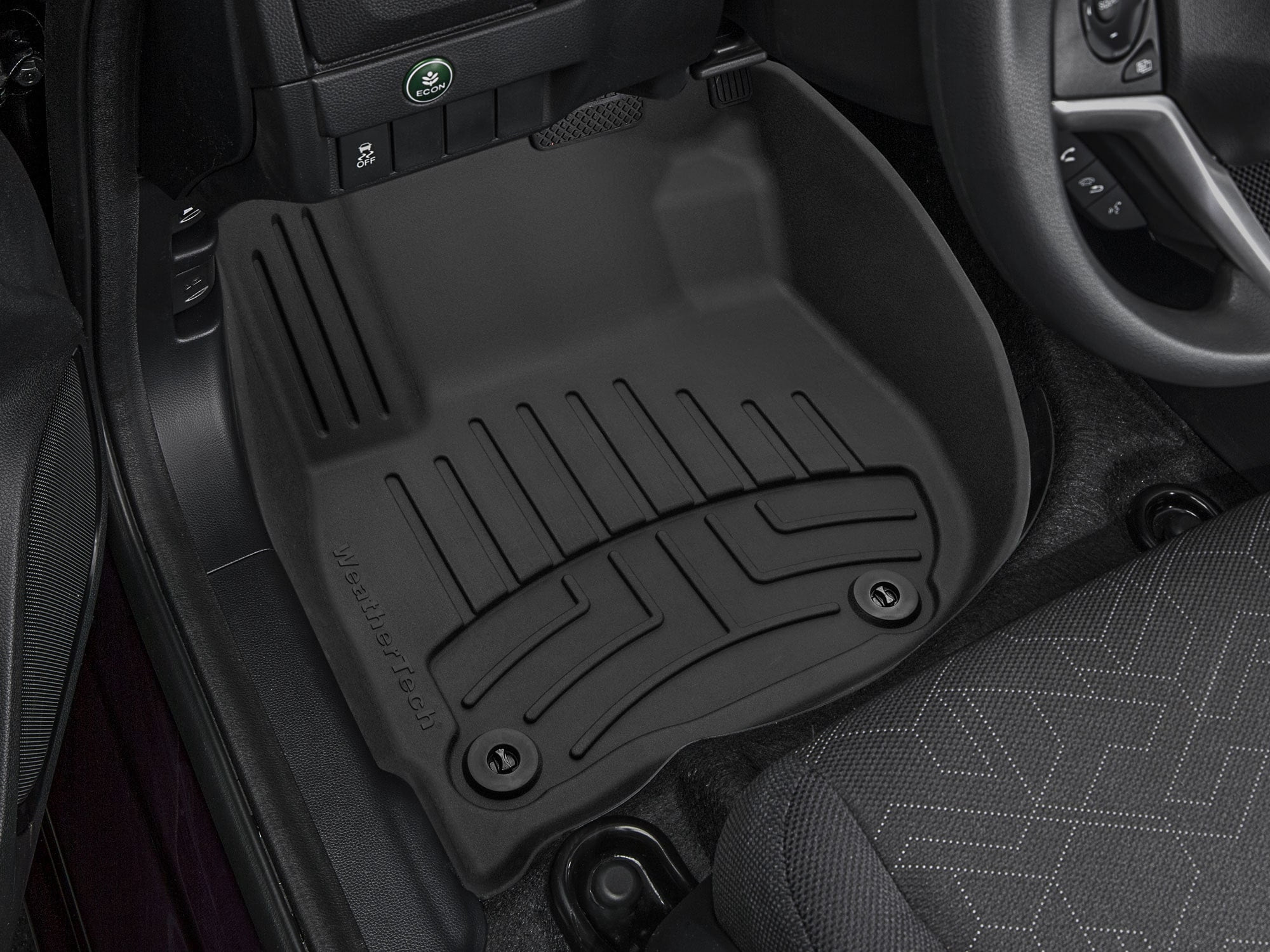 WetherTechFloorLinerHPCtomFitFloorMtcomptiblewith2016-2022HondHR-V-1tRow(Driver&Penger),Blck