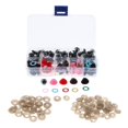 thumbnail image 2 of 50pcs Ojos de Seguridad Brillante 12mm+ 25pcs de Tercipelo para de Peluche, Accesorios de de Manualidades, 2 of 7