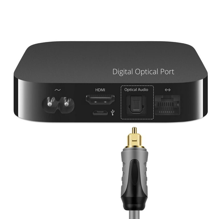 Digital Optical Audio Cable 25 Feet - Premium Built Digital Audio