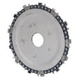 thumbnail image 4 of Wood Carving Chain Plate, 4.5in Impact Resistant 13 Teeth Angle Grinder Chain Disc  For Woodworking For Cutting, 4 of 8