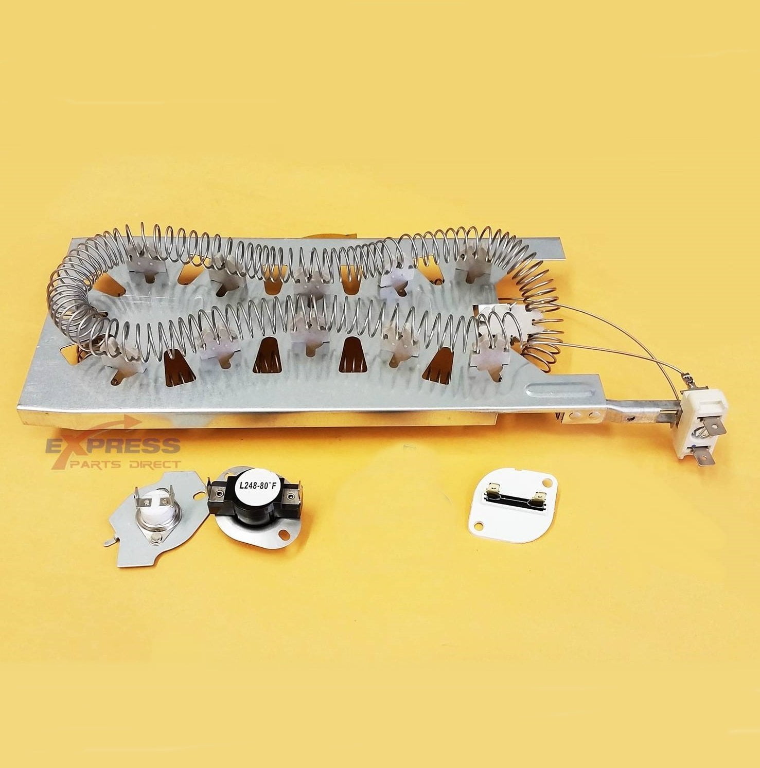 3387747, 279769, 3390719 Dryer Heater, Thermal Fuse and Thermostat Kit