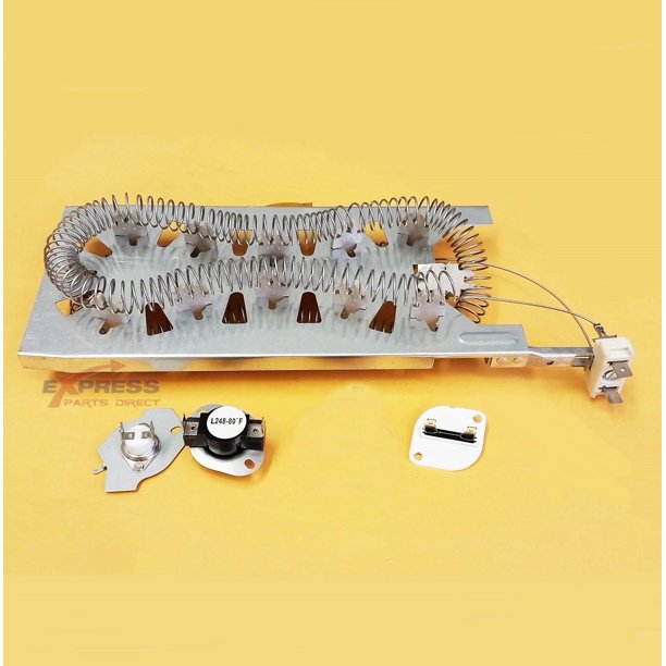 3387747, 279769, 3390719 Dryer Heater, Thermal Fuse and Thermostat Kit