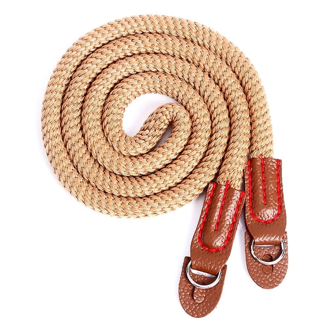 Correa Hombro Universal para Cámara 100 Cm Algodón Transpirable (Camel)