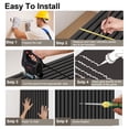 thumbnail image 6 of UNISOAR 94.5" x 12.6" Wood Slat Acoustic Panels Decorative 3D Sound Absorbing Wall Paneling (2 PCS), 6 of 11