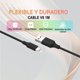 thumbnail image 4 of Paquete 10 Cable V8 Micro Usb Datos Carga Rápida 2.4a U-volt, 4 of 8