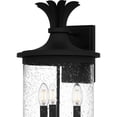 thumbnail image 3 of Quoizel Havana 3-Light Earth Black Outdoor Wall Lantern, 3 of 6