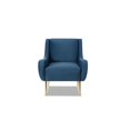 thumbnail image 4 of Corina Accent Chair Satin Teal, 4 of 10
