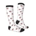 thumbnail image 3 of Fotbe Umbrella Cat print Women's Men's Novelty Crew Socks Cotton Socks Knee High Socks for Walking,Running,Nurses,Pregnancy, 3 of 9
