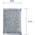 thumbnail image 2 of Namzi Kitchen, Bathroom, Reusable, no Scratches, Cleaning Sponge, dishwashing Sponge, scouring pad, Silver (9 Pieces), 2 of 4