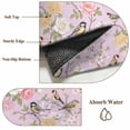 thumbnail image 6 of Pink Spring Floral Round Area Rug 4Ft Washable Circle Rugs for Bedroom Dining Room, Elegant Farmhouse Flowers Birds Watercolor Non-Slip Carpet Floor Mats Indoor Outdoor Carpet Runner Home Decor, 6 of 8