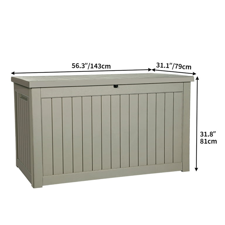 230 Gallon Waterproof Deck Box – East Oak
