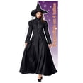 thumbnail image 1 of Disfraz Halloween Premium De Tela Bruja Witch Hechicera Maga Bk Disfraces Adulto 12+ Talla Mediana, 1 of 9