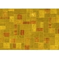 thumbnail image 1 of Ahgly Company Indoor Rectangle Patchwork Yellow Transitional Area Rugs, 8' x 12', 1 of 4