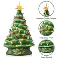 thumbnail image 4 of Árbol de Navidad de Cerámica Casafield Verde con Luces y Adorno 38 cm, 4 of 7