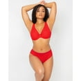 thumbnail image 4 of Sheer Mesh Plunge T-Shirt Bra - Diva Red, 4 of 5