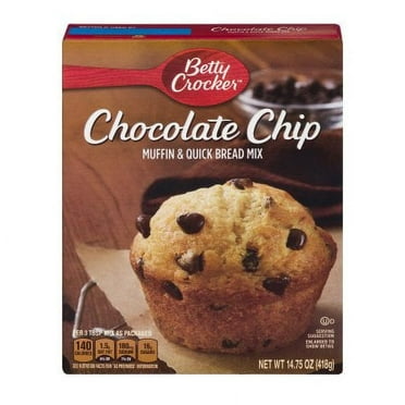 Betty Crocker Chocolate Chip Muffin & Quick Bread Mix 14.75 oz (Pack of 16)