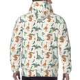 thumbnail image 7 of Pofeuu Summer Dinosaur Print Mens Casual Hooded Collar Drawstring Hoodies Pullover Sweatshirts Casual Long Sleeve Shirts-Medium, 7 of 7