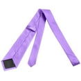 thumbnail image 6 of Xfvqtps Tie for Men Pre-Tied Classic Neckties Soild Color 3.15" for Formal Dress Business Purple, 6 of 6